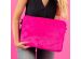 imoshion Pochette ordinateur Fluffy 13-14 pouces - Hot Pink