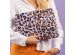 imoshion Pochette ordinateur Fluffy 13-14 pouces - Leopard Lilac