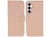 Selencia Étui de téléphone portefeuille en cuir véritable Samsung Galaxy A55 - Dusty Pink