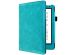 imoshion Etui portefeuille Luxe unie pour liseuse Kobo Aura H2O Edition 2 - Turquoise