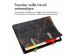 imoshion Coque tablette Design Trifold Xiaomi Redmi Pad SE - Black Marble