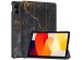 imoshion Coque tablette Design Trifold Xiaomi Redmi Pad SE - Black Marble