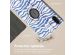 iMoshion Coque tablette Design rotatif à 360° Honor Pad X9 - White Blue Stripes