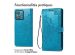 imoshion Etui de téléphone portefeuille Mandala Motorola Moto G84 - Turquoise