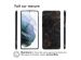 imoshion Coque Design Samsung Galaxy S21 Plus - Black Marble