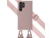 Selencia Coque silicone avec cordon amovible Samsung Galaxy S24 Ultra - Sand Pink