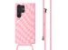 iMoshion Coque design en silicone avec cordon Samsung Galaxy S24 Ultra - Retro Pink