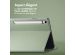 Accezz Housse Classic Tablet Stand Samsung Galaxy Tab S9 11.0 pouces / S9 FE 10.9 pouces  - Vert