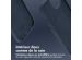 Accezz Coque arrière en cuir avec MagSafe iPhone 15 - Nightfall Blue