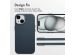 Accezz Coque arrière en cuir avec MagSafe iPhone 15 - Nightfall Blue
