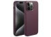 Accezz Coque arrière en cuir avec MagSafe iPhone 15 Pro Max - Heath Purple