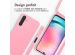 imoshion Coque en silicone avec cordon Samsung Galaxy A25 (5G) - Rose