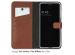 Selencia Étui de téléphone portefeuille en cuir véritable Samsung Galaxy A25 - Brun foncé