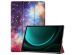 imoshion Coque tablette Design Trifold Samsung Tab S9 FE Plus - Space