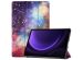 imoshion Coque tablette Design Trifold Samsung Tab S9 FE / Tab S9 - Space