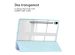 imoshion Coque tablette rigide Trifold iPad Samsung Tab S9 FE 10.9 pouces / Tab S9 11.0 pouces - Bleu clair