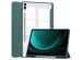 imoshion Coque tablette rigide Trifold Samsung Tab S9 FE Plus / Tab S9 Plus 12.4 pouces - Vert