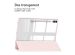 imoshion Coque tablette rigide Trifold Samsung Tab S9 FE Plus / Tab S9 Plus 12.4 pouces - Rose