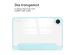 imoshion Coque tablette rigide Trifold iPad Samsung Galaxy Tab A9 8.7 pouces - Bleu clair