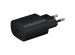 Samsung Original câble USB-C vers USB-C - 1 mètre - 25 Watt - Noir + Original l'Adapteur de charge radpide USB-C emballage d'usine - 25 Watt - Noir