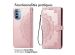 iMoshion Etui de téléphone portefeuille Mandala Motorola Moto G14 - Rose Dorée