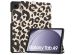 imoshion Coque tablette Design Samsung Galaxy Tab A9 8.7 pouces - Leopard