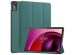 iMoshion Coque tablette Trifold Lenovo Tab M10 5G - Vert foncé
