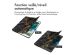 imoshion Coque tablette Trifold iPad 6 (2018) 9.7 pouces / iPad 5 (2017) 9.7 pouces / Air 2 (2014) / Air 1 (2013) - Black Marble