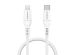 imoshion ﻿Câble Lightning vers USB-C - Non MFi - Textile tressé - 1,5 mètre - Blanc