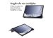 iMoshion Coque tablette Design Trifold Samsung Galaxy Tab A9 Plus - White Marble