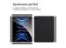 Accezz Coque Liquid Silicone avec porte-stylet iPad Pro 12.9 (2022) / Pro 12.9 (2021) / Pro 12.9 (2020) - Noir