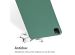 Accezz Coque Liquid Silicone avec porte-stylet iPad Pro 12.9 (2022) / Pro 12.9 (2021) / Pro 12.9 (2020) - Vert foncé