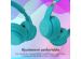 imoshion Casque pour enfants Bluetooth LED - Casque pour enfants avec limiteur de décibels + Câble AUX - Bleu clair