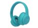 imoshion Casque pour enfants Bluetooth LED - Casque pour enfants avec limiteur de décibels + Câble AUX - Bleu clair