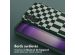 Selencia Coque design en silicone avec cordon amovible Samsung Galaxy S23 FE - Irregular Check Green