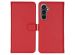 Selencia Étui de téléphone portefeuille en cuir véritable Samsung Galaxy S23 FE - Rouge