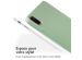 Accezz Coque Liquid Silicone avec porte-stylet iPad Pro 11 (2018/2020/2021/2022) - Vert clair