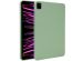 Accezz Coque Liquid Silicone avec porte-stylet iPad Pro 11 (2018/2020/2021/2022) - Vert clair