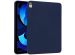 Accezz Coque Liquid Silicone avec porte-stylet iPad Air 11 pouces (2024) M2 / Air 5 (2022) / Air 4 (2020) - Bleu foncé