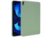 Accezz Coque Liquid Silicone avec porte-stylet iPad Air 11 pouces (2024) M2 / Air 5 (2022) / Air 4 (2020) - Vert clair