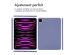 Accezz Coque Liquid Silicone avec porte-stylet iPad Pro 11 (2018 - 2022) - Lila