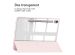 imoshion Coque tablette rigide Trifold Samsung Galaxy Tab S9 11.0 pouces - Rose