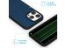 iMoshion Etui de téléphone de luxe 2-en-1 amovible iPhone 15 Pro Max - Bleu