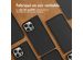 Accezz Étui de téléphone Slim Folio en cuir de qualité supérieure iPhone 15 Pro Max - Noir