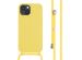 iMoshion ﻿Coque en silicone avec cordon iPhone 15 - Jaune