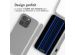 iMoshion ﻿Coque en silicone avec cordon iPhone 15 Pro - Gris clair