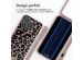 iMoshion Coque design en silicone avec cordon iPhone 15 Pro - Animal Pink