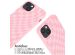 iMoshion Coque design en silicone avec cordon iPhone 15 Plus - Retro Pink