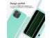 iMoshion ﻿Coque en silicone avec cordon iPhone 15 Pro Max - Menthe verte