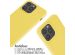 iMoshion ﻿Coque en silicone avec cordon iPhone 15 Pro Max - Jaune